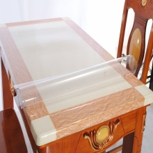 Tiangongfang PVC soft glass tablecloth transparent waterproof tablecloth plastic tablecloth wash fre